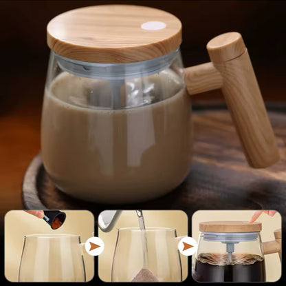 Taza eléctrica que mezcla sin grumos
