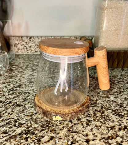 Taza eléctrica que mezcla sin grumos